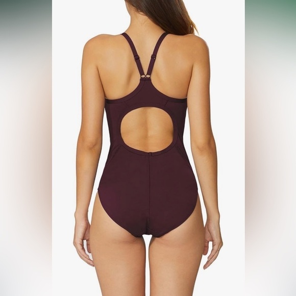 NWT BALEAF Women's Athletic Training Adjustable Strap One Piece Swimsuit size 34 - Picture 3 of 8